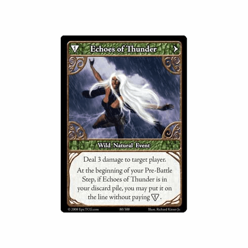 EPIC Tcg Single Echoes of Thunder Card