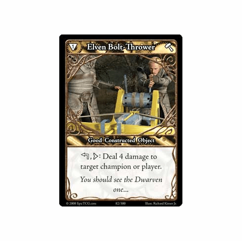 EPIC Tcg Single Elven Bolt Thrower Card