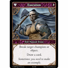 EPIC Tcg Single Execution Card