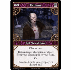 EPIC Tcg Single Exhume Card