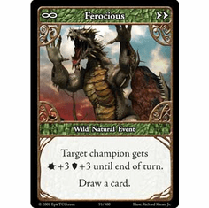 EPIC Tcg Single Ferocious Card