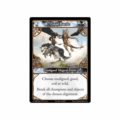 EPIC Tcg Single Final Battle Card