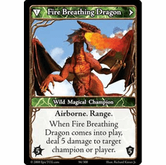 EPIC Tcg Single Fire Breathing Dragon Card