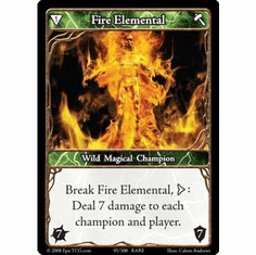 EPIC Tcg Single Fire Elemental Card