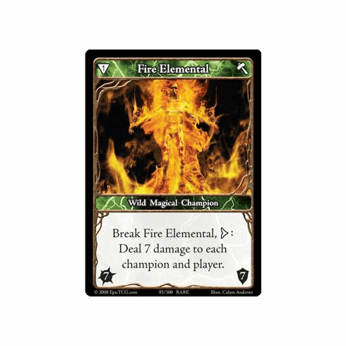EPIC Tcg Single Fire Elemental Card