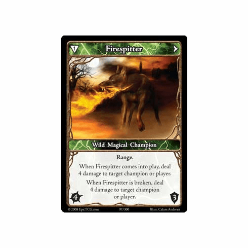 EPIC Tcg Single Firespitter Card