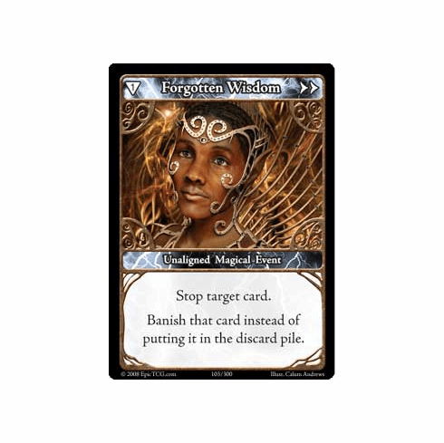 EPIC Tcg Single Forgotten Wisdom Card