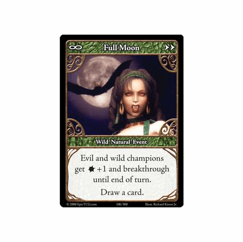 EPIC Tcg Single Full Moon Card