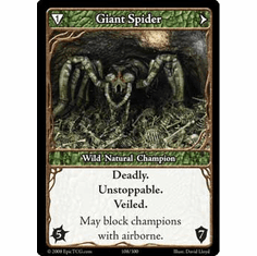 EPIC Tcg Single Giant Spider Card