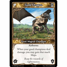 EPIC Tcg Single Gold Dragon Card