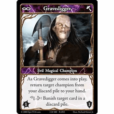 EPIC Tcg Single Gravedigger Card