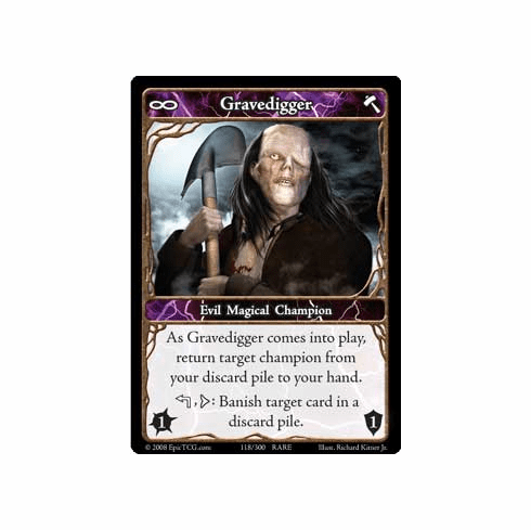 EPIC Tcg Single Gravedigger Card