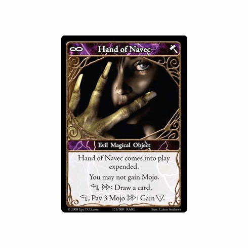 EPIC Tcg Single Hand of Navec Card