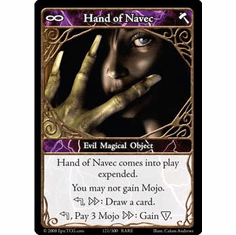 EPIC Tcg Single Hand of Navec Card