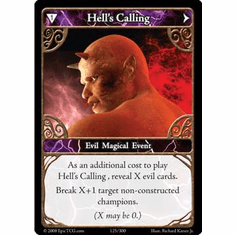 EPIC Tcg Single Hell's Calling Card