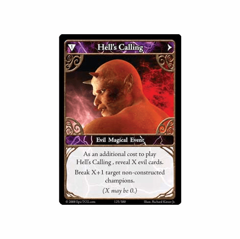 EPIC Tcg Single Hell's Calling Card