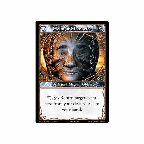 EPIC Tcg Single Helm of Memories Card