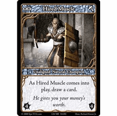 EPIC Tcg Single Hired Muscle Card