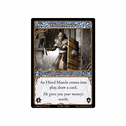 EPIC Tcg Single Hired Muscle Card