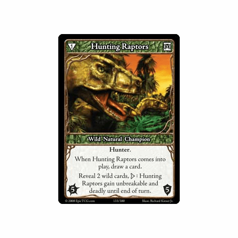 EPIC Tcg Single Hunting Raptors Card