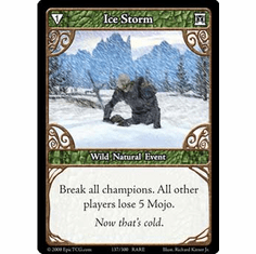 EPIC Tcg Single Ice Storm Card