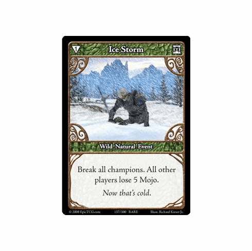 EPIC Tcg Single Ice Storm Card