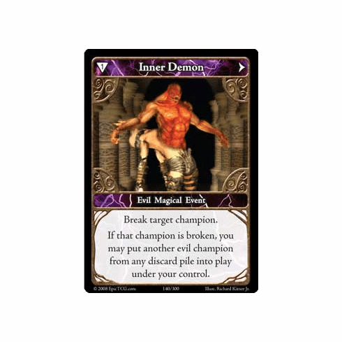 EPIC Tcg Single Inner Demon Card