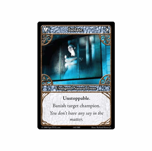 EPIC Tcg Single Isolate Card