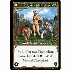 EPIC Tcg Single Kava Queen of the Tigers Card