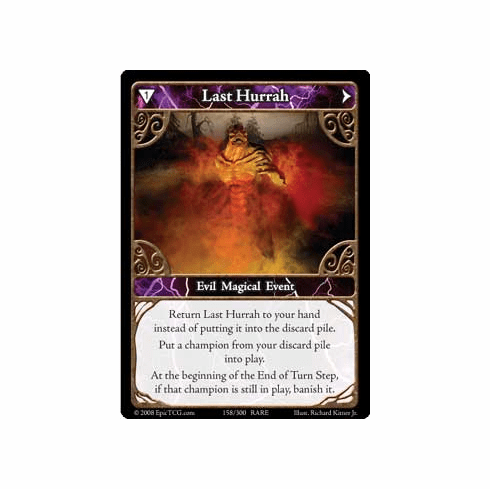 EPIC Tcg Single Last Hurrah Card