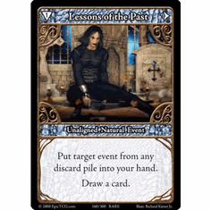 EPIC Tcg Single Lessons of the Past Card