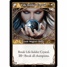 EPIC Tcg Single Life Holder Crystal Card