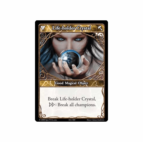 EPIC Tcg Single Life Holder Crystal Card