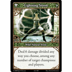 EPIC Tcg Single Lightning Storm Card