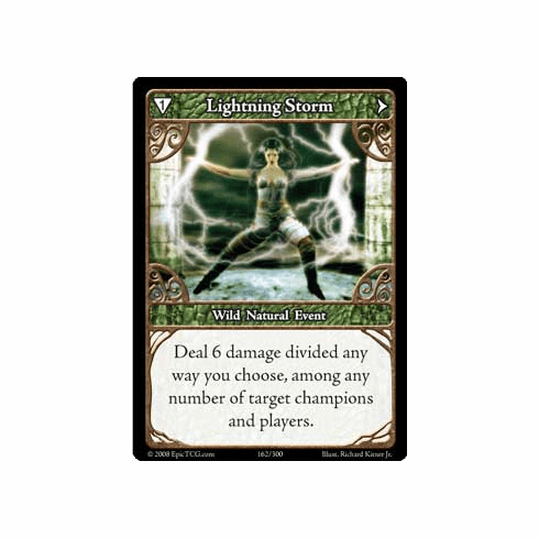 EPIC Tcg Single Lightning Storm Card