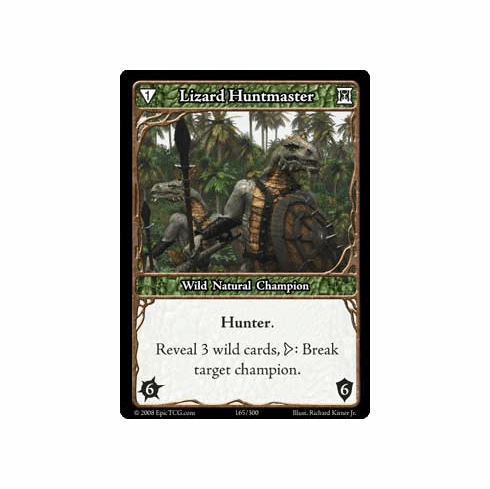 EPIC Tcg Single Lizard Huntmaster Card