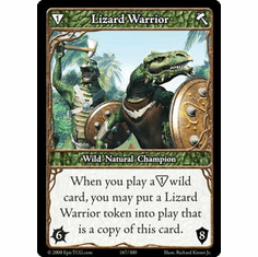 EPIC Tcg Single Lizard Warrior Card