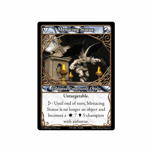 EPIC Tcg Single Menacing Statue Card