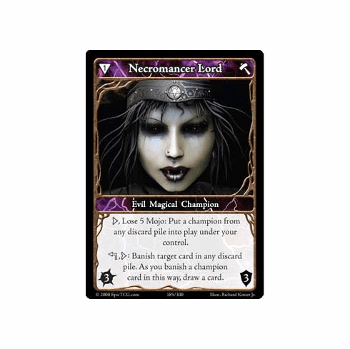 EPIC Tcg Single Necromancer Lord Card