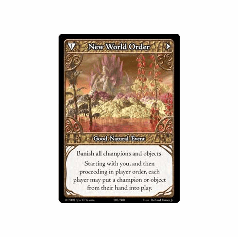 EPIC Tcg Single New World Order Card