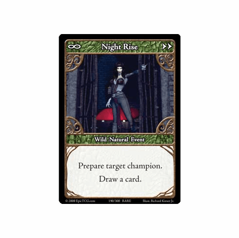 EPIC Tcg Single Night Rise Card
