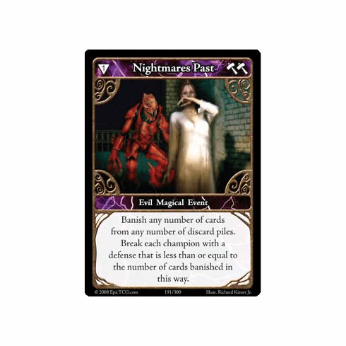 EPIC Tcg Single Nightmare's Past Card