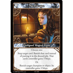 EPIC Tcg Single No Escape Card