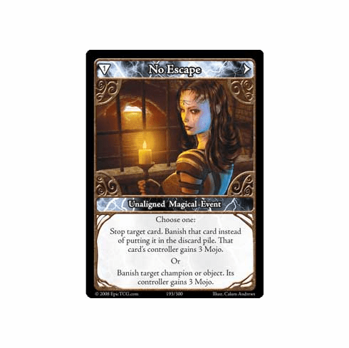 EPIC Tcg Single No Escape Card