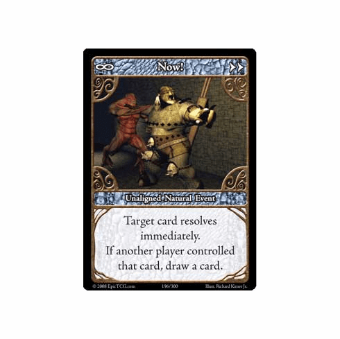 EPIC Tcg Single Now Card