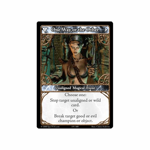 EPIC Tcg Single One Way or the Other Card