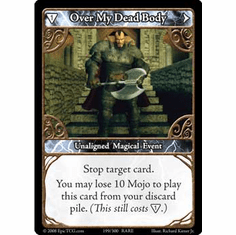 EPIC Tcg Single Over My Dead Body Card