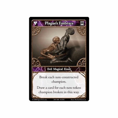 EPIC Tcg Single Plague's Embrace Card