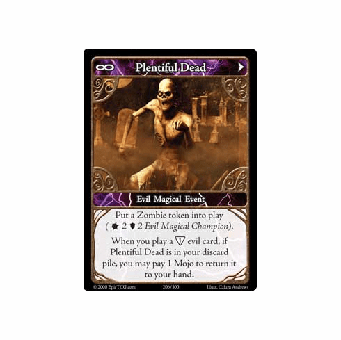 EPIC Tcg Single Plentiful Dead Card