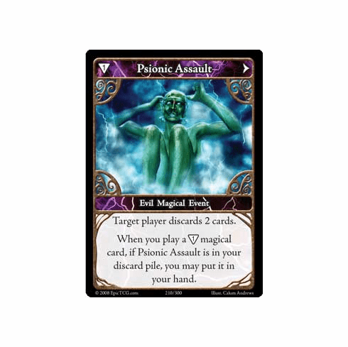 EPIC Tcg Single Psionic Assault Card